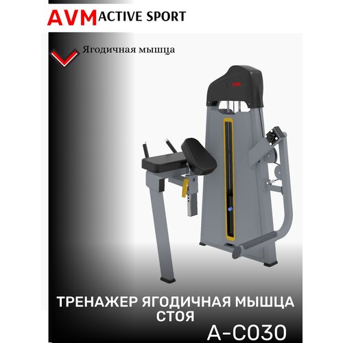 Купить Профессиональный силовой тренажер для зала Ягодичная мышца стоя AVM A-C030
<ul><...