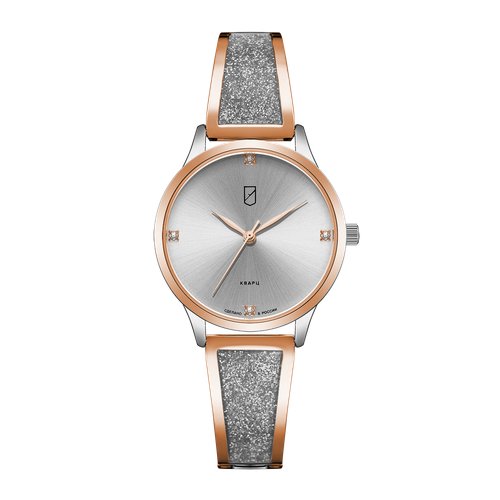 Купить Наручные часы УЧЗ 3025B-1, серебряный, золотой
Наручные кварцевые женские часы п...