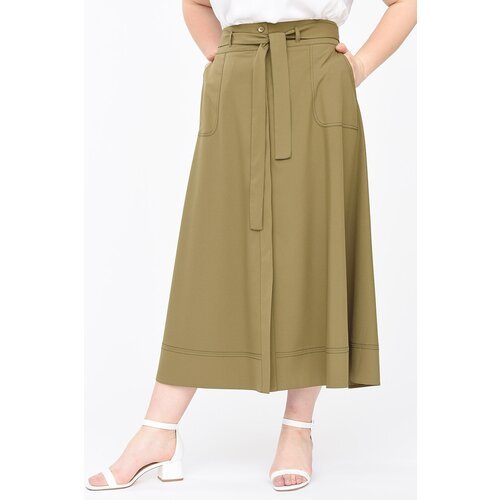 Купить Юбка SVESTA, размер 62, оливковый
Демисезонная женская юбка из тонкой костюмной...