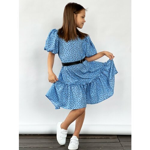 Купить Платье Бушон, размер 134-140, голубой
Платье для девочки нарядное бушон ST62, цв...