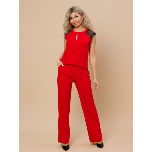Купить Костюм TOPLES, размер 54, красный
Элегантный женский брючный костюм - идеальная...