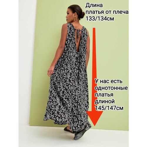 Купить Платье YolKa_Dress, размер Единый, черный
Сарафан женский летний длинный летящий...