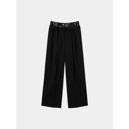 Купить Брюки JUUN.J Double Waisted Pants, размер M, черный
Размер|M|; состав|100% шерст...