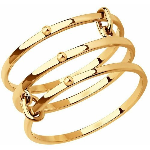 Купить Кольцо Diamant online, золото, 585 проба, размер 19
Золотое кольцо 263800, котор...