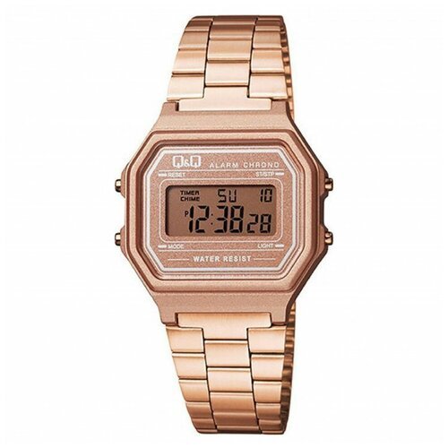 Купить Наручные часы Q&Q M173-006, золотой, розовый
Мужские электронные часы в прямоуго...