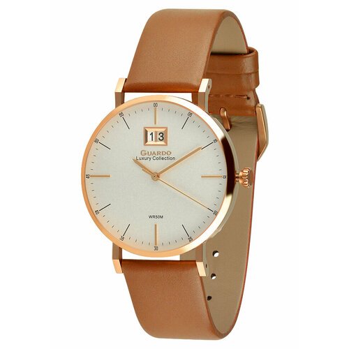 Купить Наручные часы Guardo S02430-5, белый, коричневый
Часы Guardo S02430-5 бренда Gua...