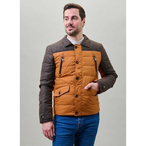 Купить Куртка КАЛЯЕВ, размер 44, оранжевый
Универсальная куртка мужская необходима в ка...