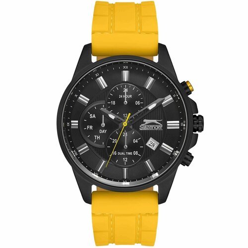Купить Наручные часы Slazenger, желтый, черный
Механизм: Кварцевый<br><br>Водозащита: W...