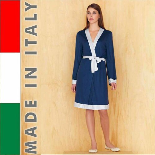 Купить Халат Linclalor, размер 50, белый, синий
Итальянские женские домашние халаты-это...