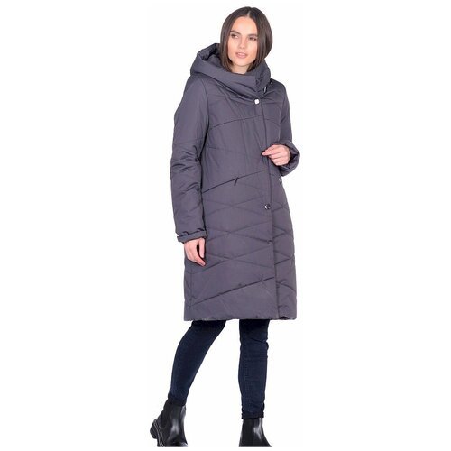 Купить Куртка Maritta, размер 42(52RU)
Утепленное пальто прямого силуэта с несъемным ка...