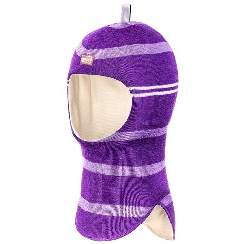 Купить Шапка teyno, размер 1/48-50, фиолетовый, белый
Классический шлем с полосками раз...