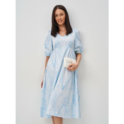 Купить Платье braslava, размер 44, голубой
Пышные рукава до локтя и сборка под грудью п...