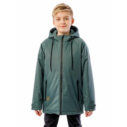 Купить Куртка, размер 146, зеленый
Демисезонная куртка для мальчика из мембранной ткани...