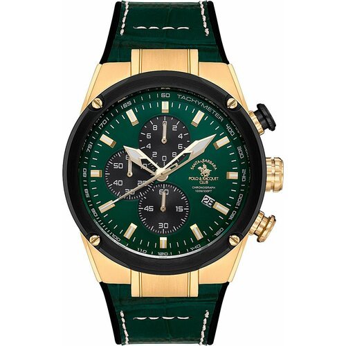 Купить Наручные часы SANTA BARBARA POLO & RACQUET CLUB, черный, зеленый
Мужские часы. К...