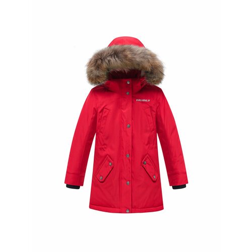 Купить Парка, размер 140, красный
Зимняя детская куртка парка от Valianly для девочки и...