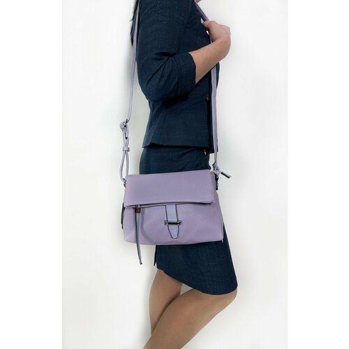 Купить Сумка кросс-боди Batty Яркая сумка из экокожи G-2641-2-Purple, фактура гладкая,...
