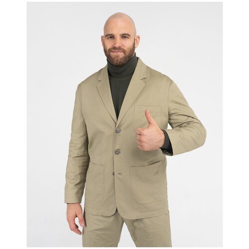 Купить Пиджак Великоросс, размер 46, бежевый
Мужской пиджак бежевого цвета выполнен из...