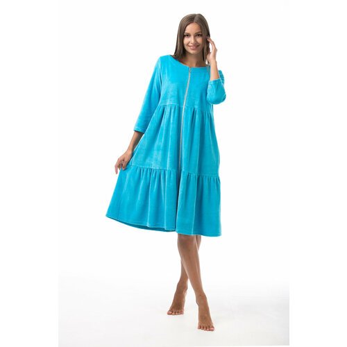 Купить Халат ОДДИС, размер 54, голубой
Домашняя одежда - неотъемлемая часть женского га...