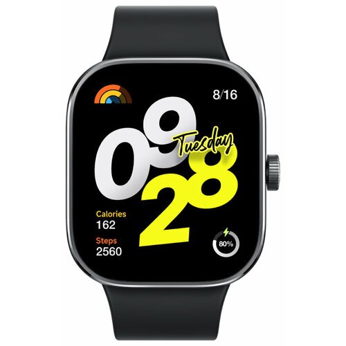 Купить Смарт-часы Redmi Watch 4 черный BHR7854GL
Корпус часов выполнен из алюминиевого...