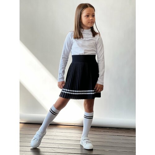 Купить Школьная юбка Бушон, размер 140-146, синий
Юбка для девочек школьная бушон, моде...