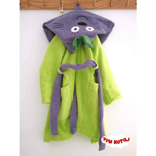 Купить Халат , размер 3-4 г, зеленый
Детский махровый халат в виде любимого героя из м/...