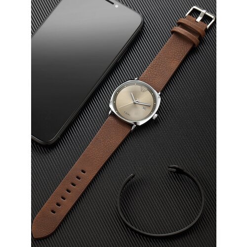 Купить Наручные часы, бежевый, коричневый
Это минималистичные и стильные наручные часы....