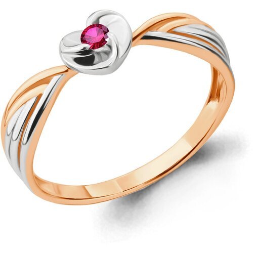 Купить Кольцо Diamant online, золото, 585 проба, рубин, размер 16, красный
<p>В нашем и...