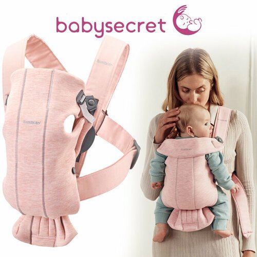 Купить Рюкзак-Кенгуру для новорожденных BabyBjorn Mini 3D Jersey 0210.77 (light pink)
П...