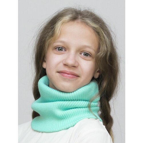 Купить Снуд LanaCaps, размер универсальный, бирюзовый
Универсальный снуд-шарф вязаный с...