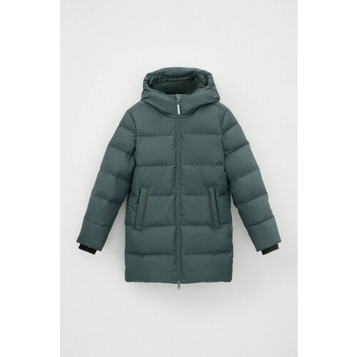 Купить Пуховик crockid, размер 122-128, зеленый
Пальто для мальчика с натуральным утепл...