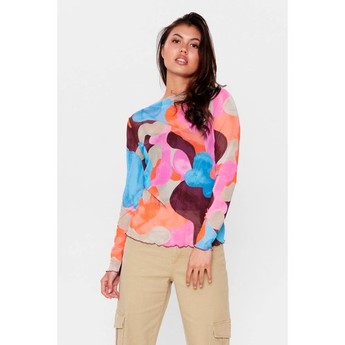 Купить Блуза NUMPH, размер M, мультиколор
Женственная блузка от бренда NUMPH, из сетчат...