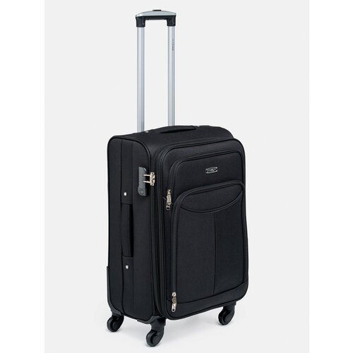 Купить Чемодан L'case, 76 л, размер M, черный
<ul><li>Линейка чемоданов Amsterdam бренд...