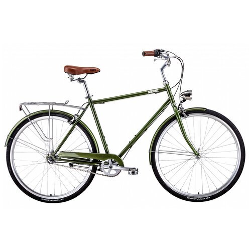 Купить Городской велосипед BearBike London (2021) зеленый 23" (требует финальной сборки...