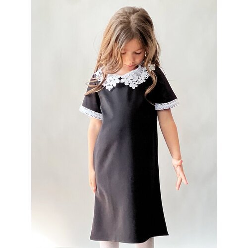 Купить Школьное платье Бушон, размер 128-134, черный
Платье для девочки школьное бушон...