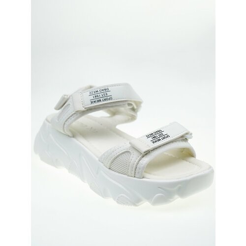 Купить Сандалии, размер 41, белый
Женские летние сандалии на платформе белого цвета - и...
