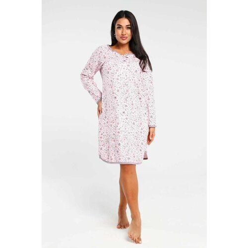 Купить Пижама Dianida, размер 52, розовый
Женская теплая ночная сорочка . Выполнена из...