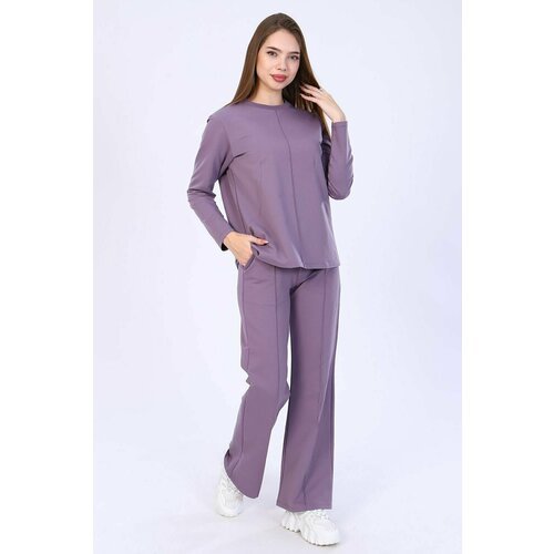 Купить Костюм M-MOSES , размер 44 , фиолетовый
Женский костюм состоит из брюк и кофты -...
