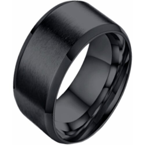 Купить Кольцо DG Jewelry, размер 20.5
Стильное мужское стальное кольцо с черным IP покр...