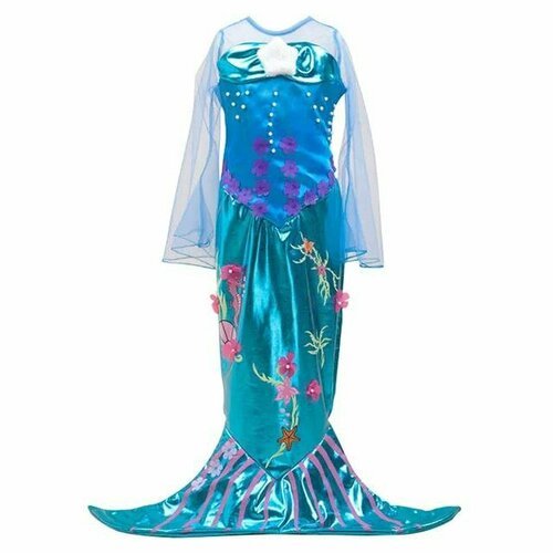 Купить Карнавальное платье Русалка с рукавом - размер 140
Русалка - прекрасный костюм д...