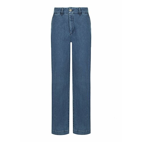 Купить Джинсы NUMPH, размер 46, синий
Широкие джинсы из хлопка классического синего цве...