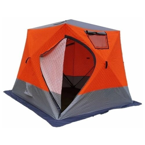 Купить Мобильная баня/Трехслойная палатка шатер-куб для зимней рыбалки Mircamping 2017...