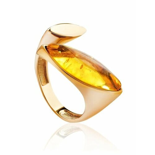Купить Кольцо, янтарь, безразмерное, желтый, золотой
Стильное и необычное кольцо из , у...