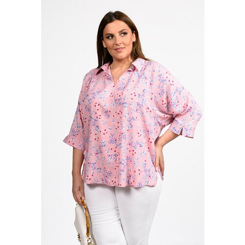 Купить Блуза SVESTA, размер 54, розовый
Стильная женская блузка из штапельной ткани. Со...