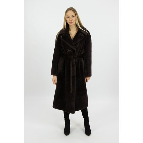 Купить Пальто, размер 50, коричневый
Уютная и теплая женская шуба из ЭКО-меха премиум к...