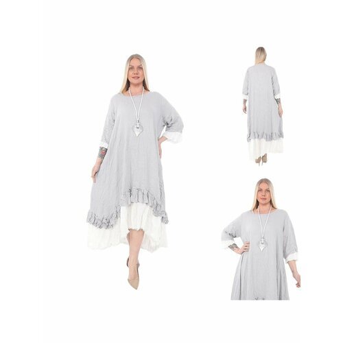 Купить Платье Zedd Plus, размер 5XL, серый
Бренд ZEDDPLUS специализируется на эффектной...