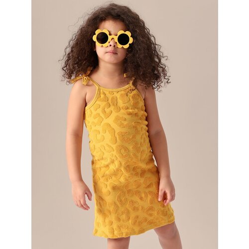 Купить Сарафан Happy Baby, размер 86-92, желтый, горчичный
Платье-майка – основа летнег...
