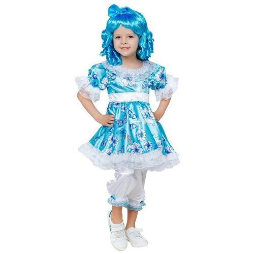 Купить Костюм пуговка, размер 134, голубой/белый
Карнавальный костюм Мальвины – один из...
