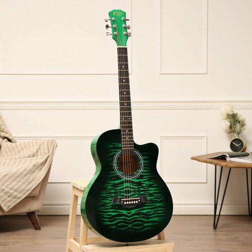 Купить Акустическая гитара Music Life QD-H40Q-hw, зеленый
Акустическая гитара Music Lif...