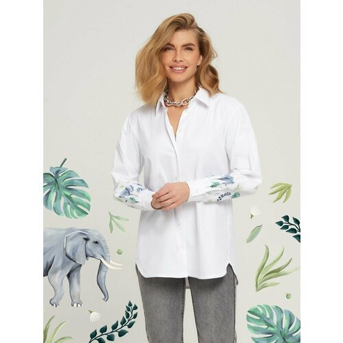 Купить Блуза MOFANA, размер 50, серый, белый
Внимание! Просим Вас выбирать размер по фо...