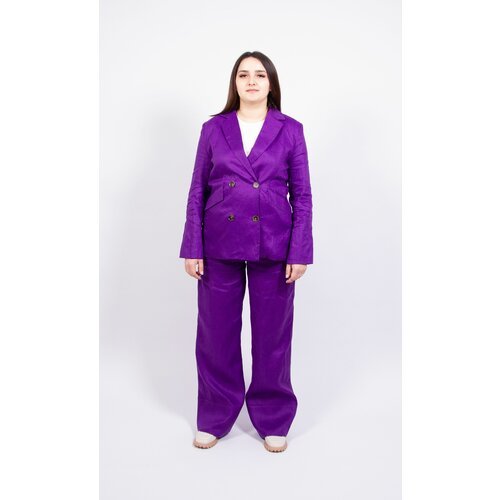 Купить Костюм , размер 44 , фиолетовый
"Стильные женские джинсы прямые не зауженная мод...